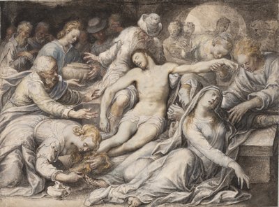 Die Beweinung Christi von Isaac Oliver